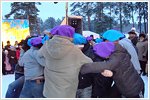 Празднование Широкой Масленицы в поселке Кратово