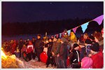 Празднование Широкой Масленицы в поселке Кратово