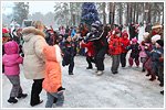 Празднование Нового года и Рождества. Фотограф: В.Захаров.