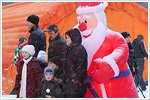 Празднование Нового года и Рождества. Фотограф: В.Захаров.