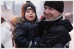 Празднование Нового года и Рождества. Фотограф: В.Захаров.