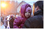 Празднование Нового года и Рождества. Фотограф: В.Захаров.