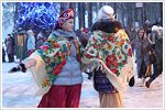 Празднование Нового года и Рождества. Фотограф: В.Захаров.